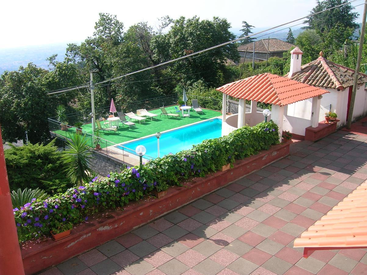 Al Villino Sunshine In Villa Con Piscina Ed Idromassaggio Sant'Alfio Luaran gambar